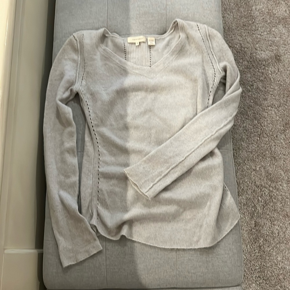 Inhabit sweater 70 percent cashmere